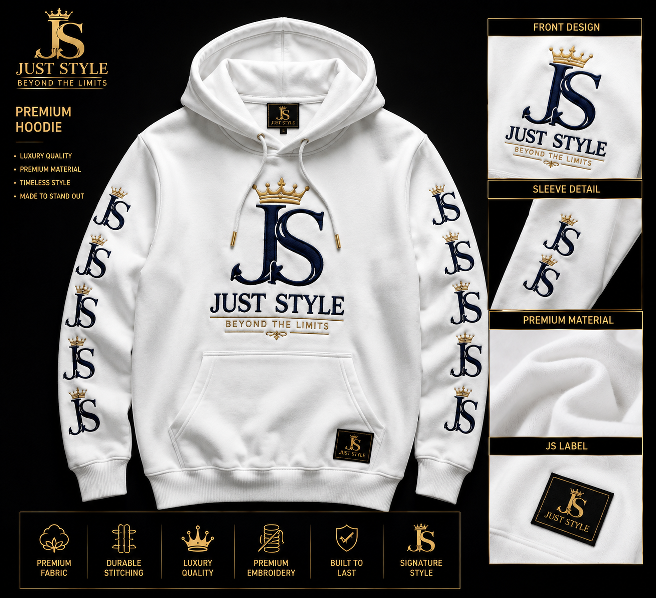 Just Style Signature Hoodie