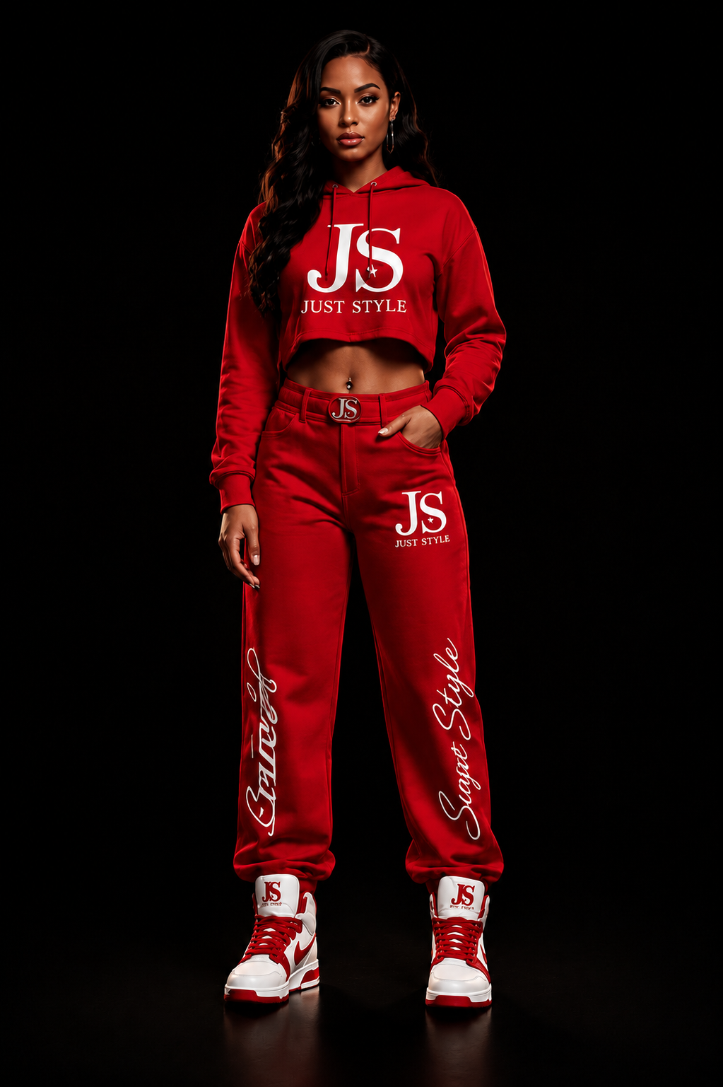Just Style™ White Champagne Signature Set