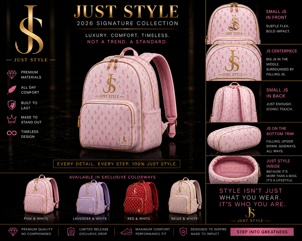 Just Style Signature Luxury Backpack