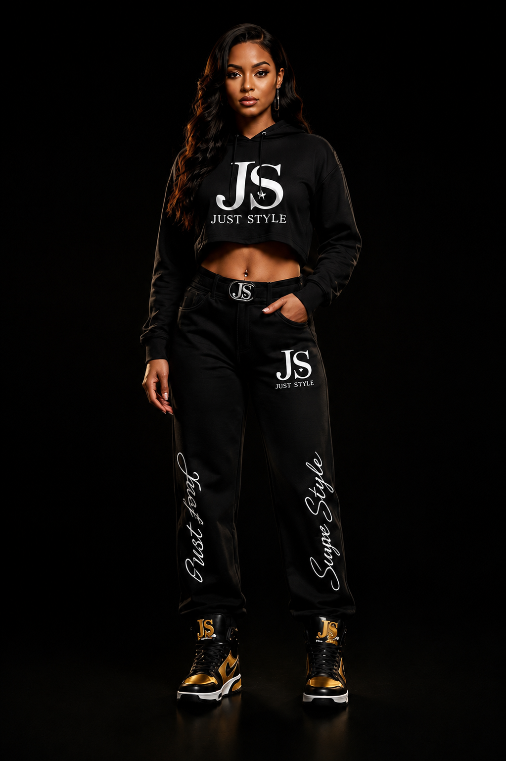 Just Style™ White Champagne Signature Set