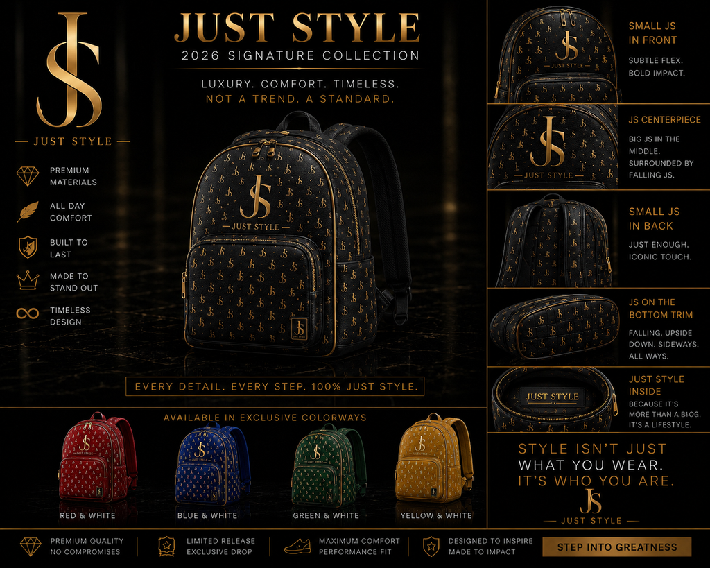 Just Style Signature Luxury Backpack