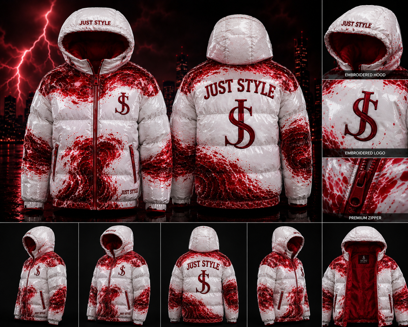 Just Style Signature Puffer Jacket