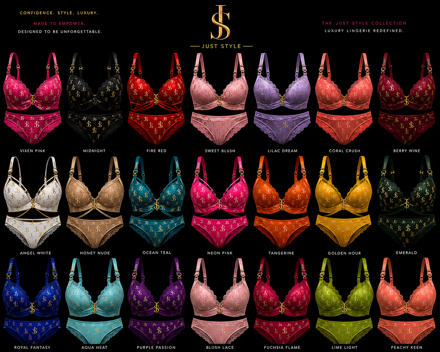 Just Style Women’s Signature Luxury Bra